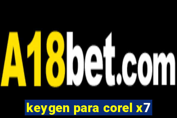 keygen para corel x7